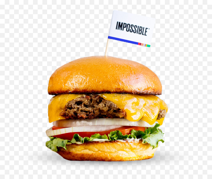 Impossible Burger Campaign - Impossible Meat Burger Png Emoji,Burger Transparent