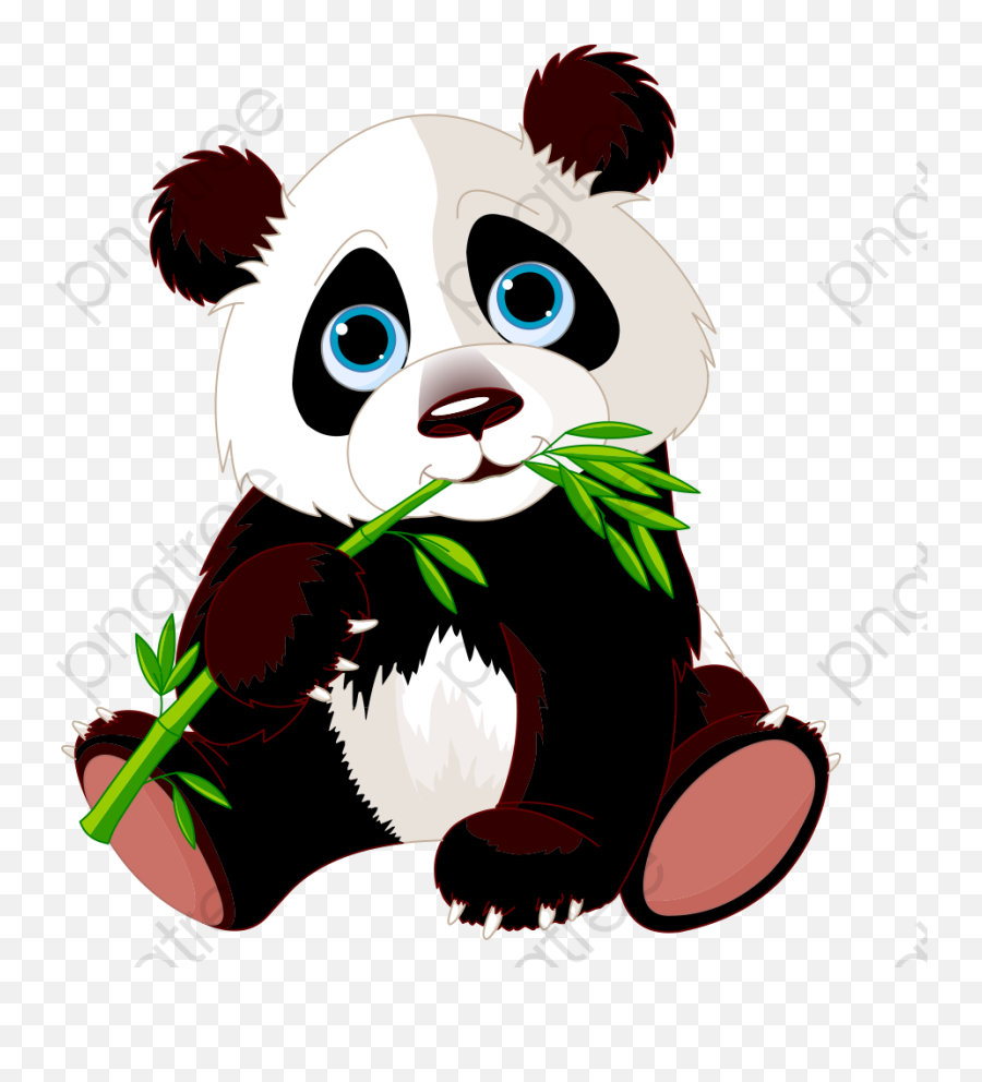 Panda Clipart Transparent - Cute Panda Clip Art Emoji,Panda Clipart