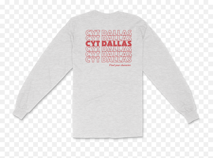 Home Cyt Dallas Store - Long Sleeve Emoji,Cubed Logo