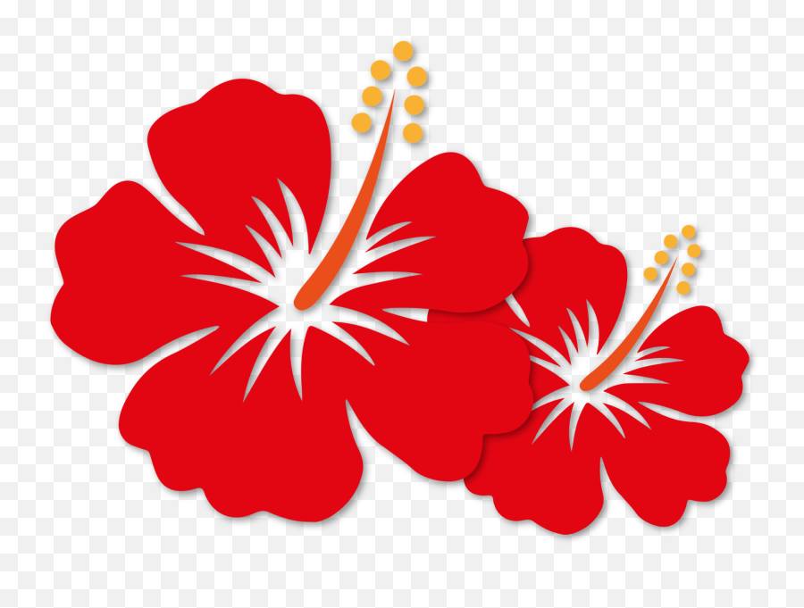 Hibiscus Png Clipart - Hibiscus Png Emoji,Hibiscus Clipart