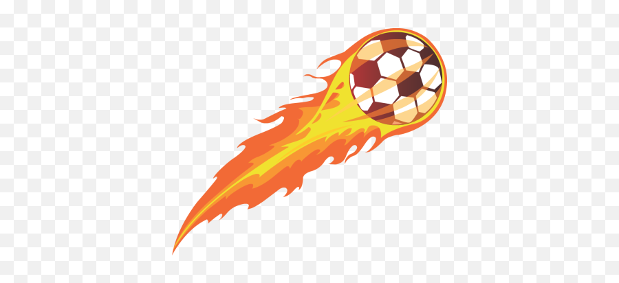Blue Soccer Ball - Flaming Soccer Ball Jpeg Emoji,Soccer Ball Png