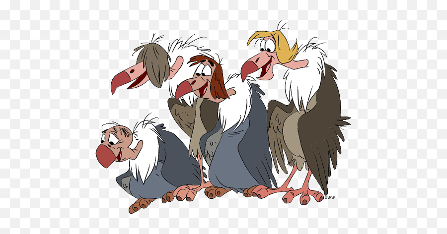 Colonel Hathi Junior Vultures Clip - Jungle Book Vultures Emoji,Vulture Clipart