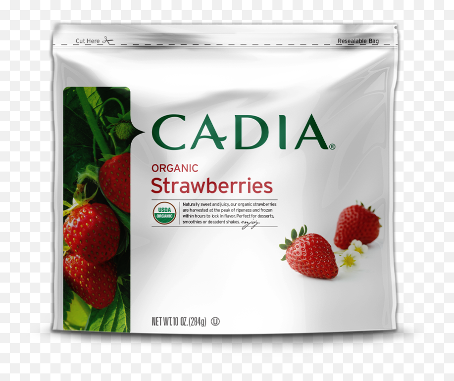 Frozen Strawberries - Organic Frozen Strawberries 10oz Emoji,Strawberries Png