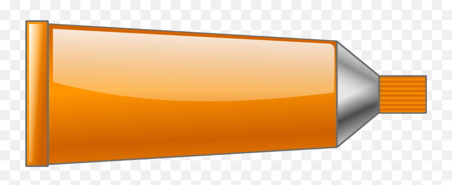 Paint Clipart Png - Color Orange Paint Red Tube Orange Color Gradient Emoji,Paint Clipart