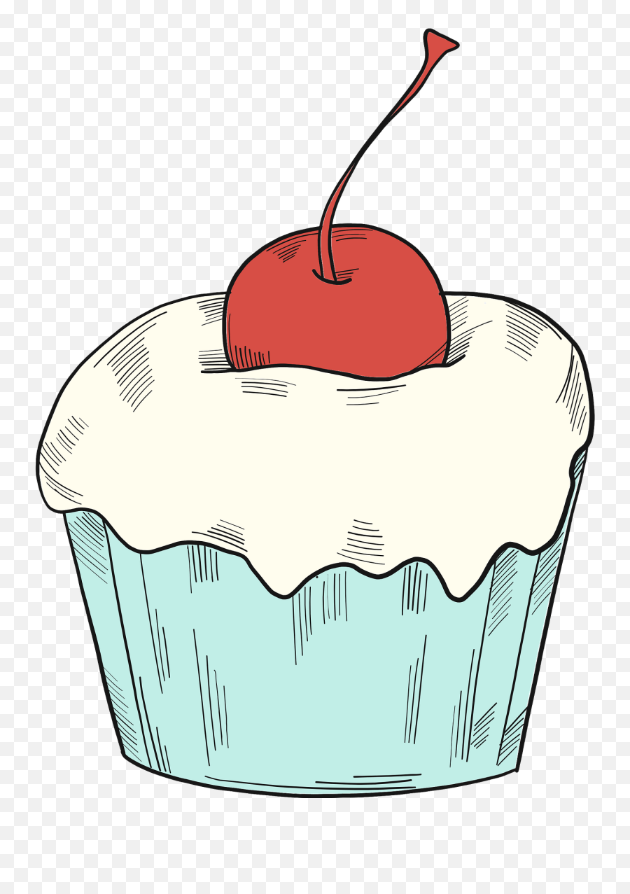 Cupcake Clipart Free Download Transparent Png Creazilla Emoji,Cupcake Clipart Png