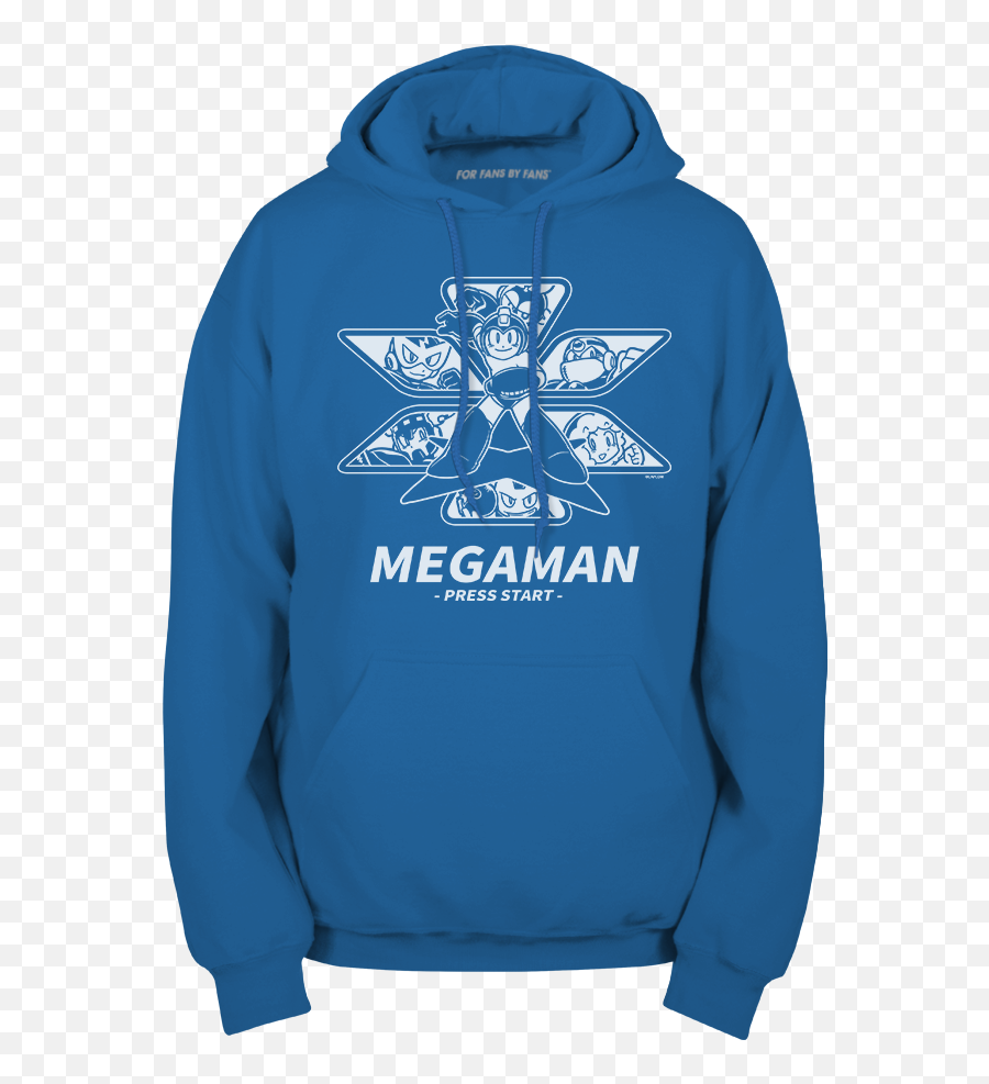 For Fans By Fansmegaman Game Start Pullover Hoodie Emoji,Megaman Logo