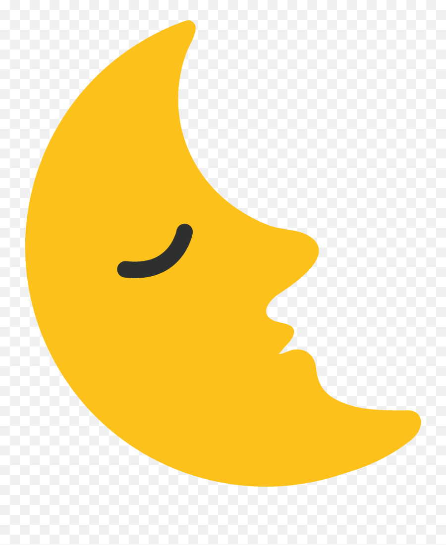 Last Quarter Moon Face Emoji Clipart Free Download,Quarters Clipart