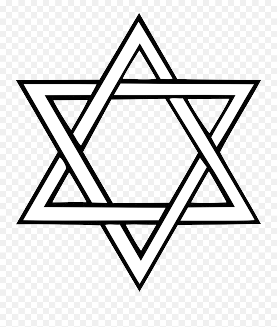 Magen David Png Jewish Star Png - Transparent Background Star Of David Emoji,White Star Png