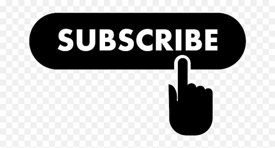 Subscribe Button Png - Black Subscribe Png Emoji,Subscribe Button Png