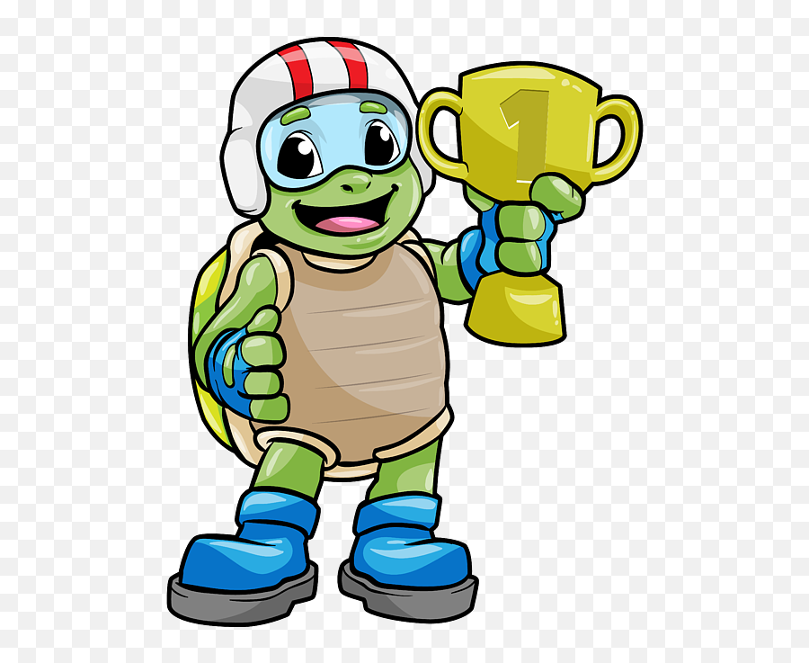 Turtle As Racing Driver Champion With Trophy Onesie For Sale Emoji,Onsie Clipart