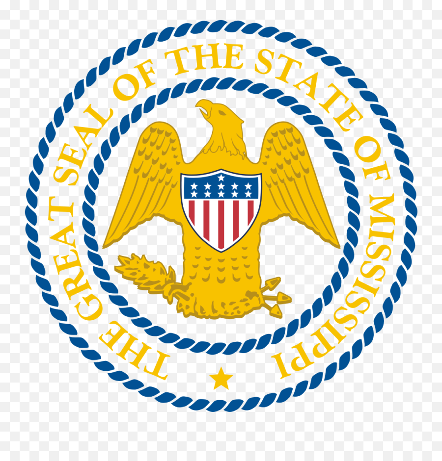 Mississippi State Seal Clipart Free Image - Mississippi State Seal Emoji,Seal Clipart