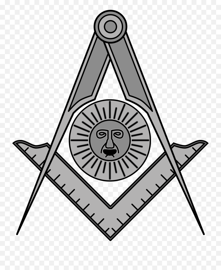 Masonic Seniordeacon - Gold Square And Compass Emoji,Freemason Logo