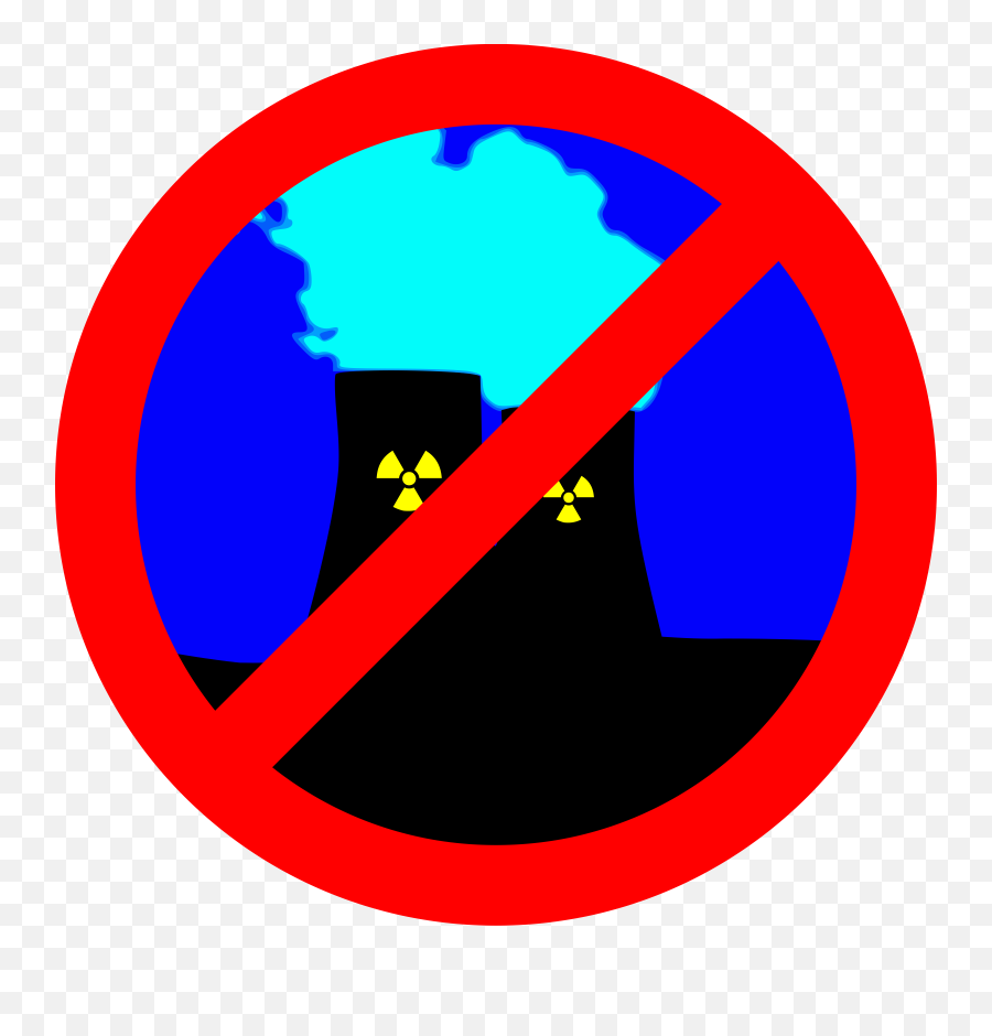 Nuclear Power No Thanks Clipart - No Nuclear Plant Emoji,Give Thanks Clipart