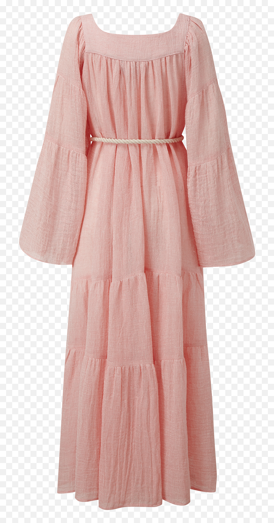 Pink Chios Gauze Peasant Dress - Long Sleeve Emoji,Transparent Dress
