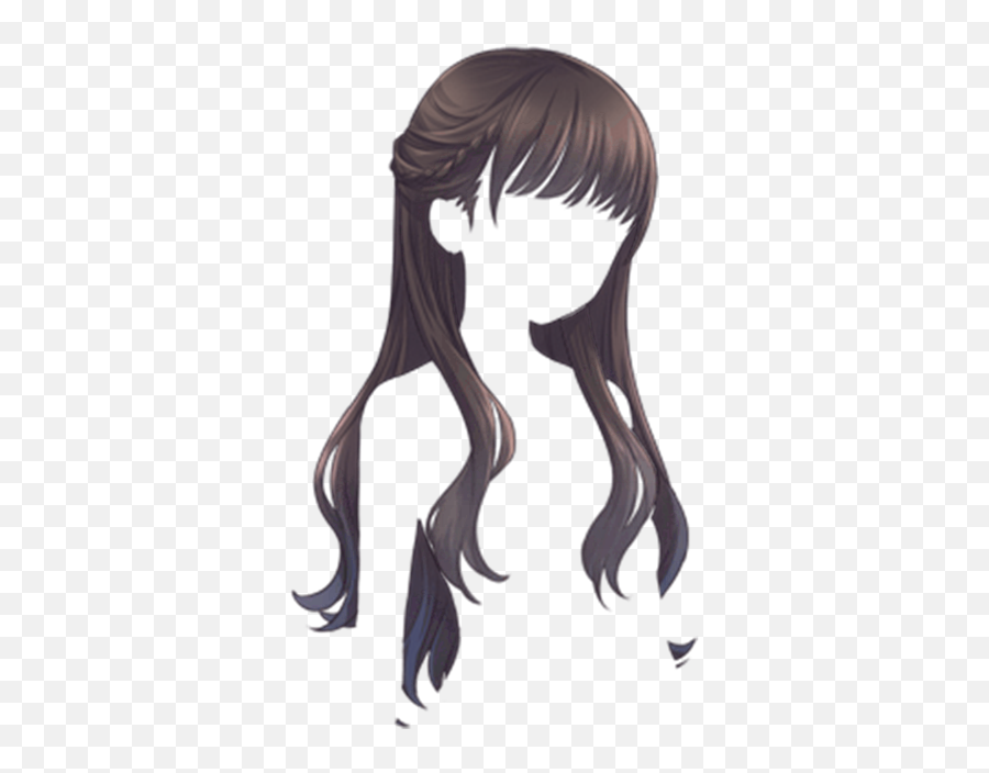 Anime Hair Transparent Background Png Png Arts - Transparent Background Anime Girl Hair Transparent Emoji,Hair Transparent