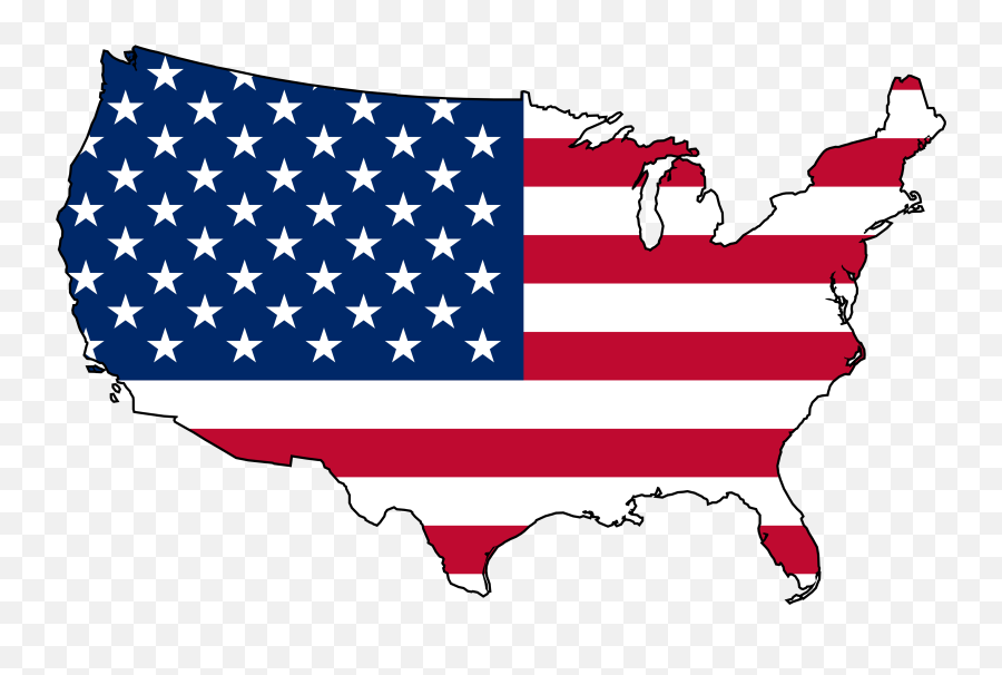 Usa Map Png - Transparent Usa Flag Map Emoji,United States Png