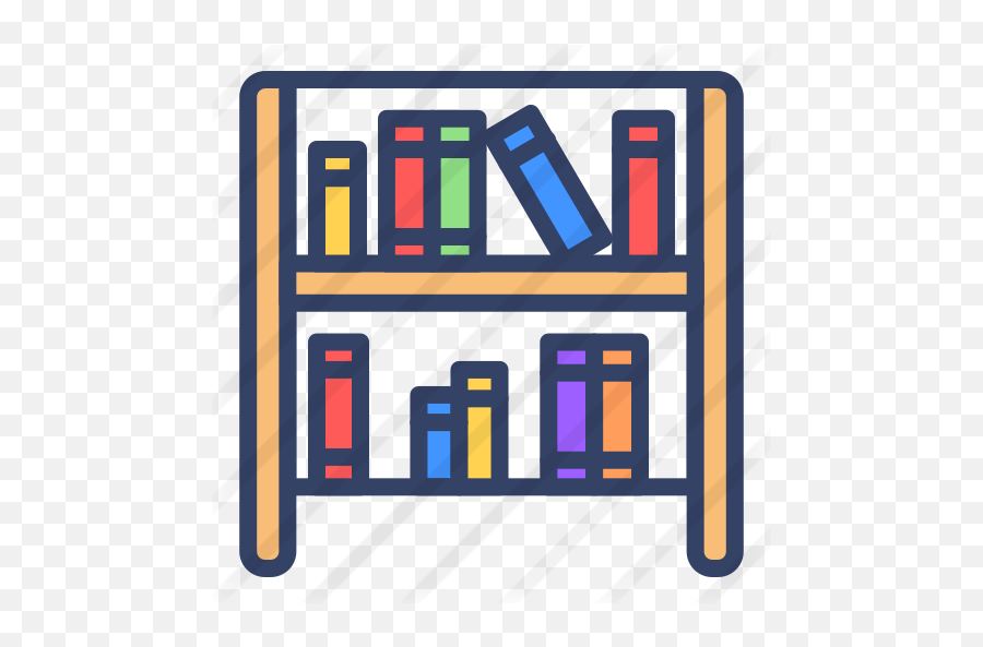 Bookshelf - Free Education Icons Language Emoji,Bookshelf Png