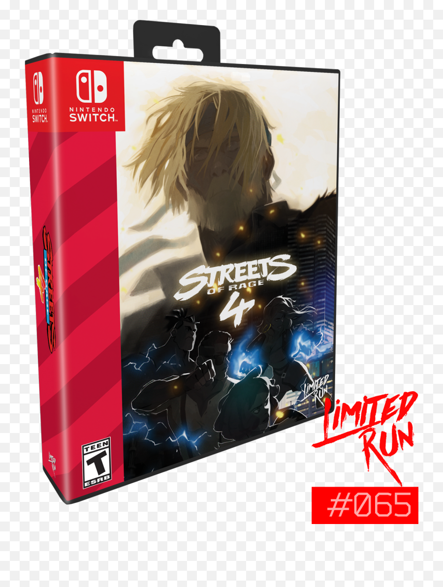 Streets Of Rage - Streets Of Rage 4 Switch Limited Run Emoji,Streets Of Rage Logo