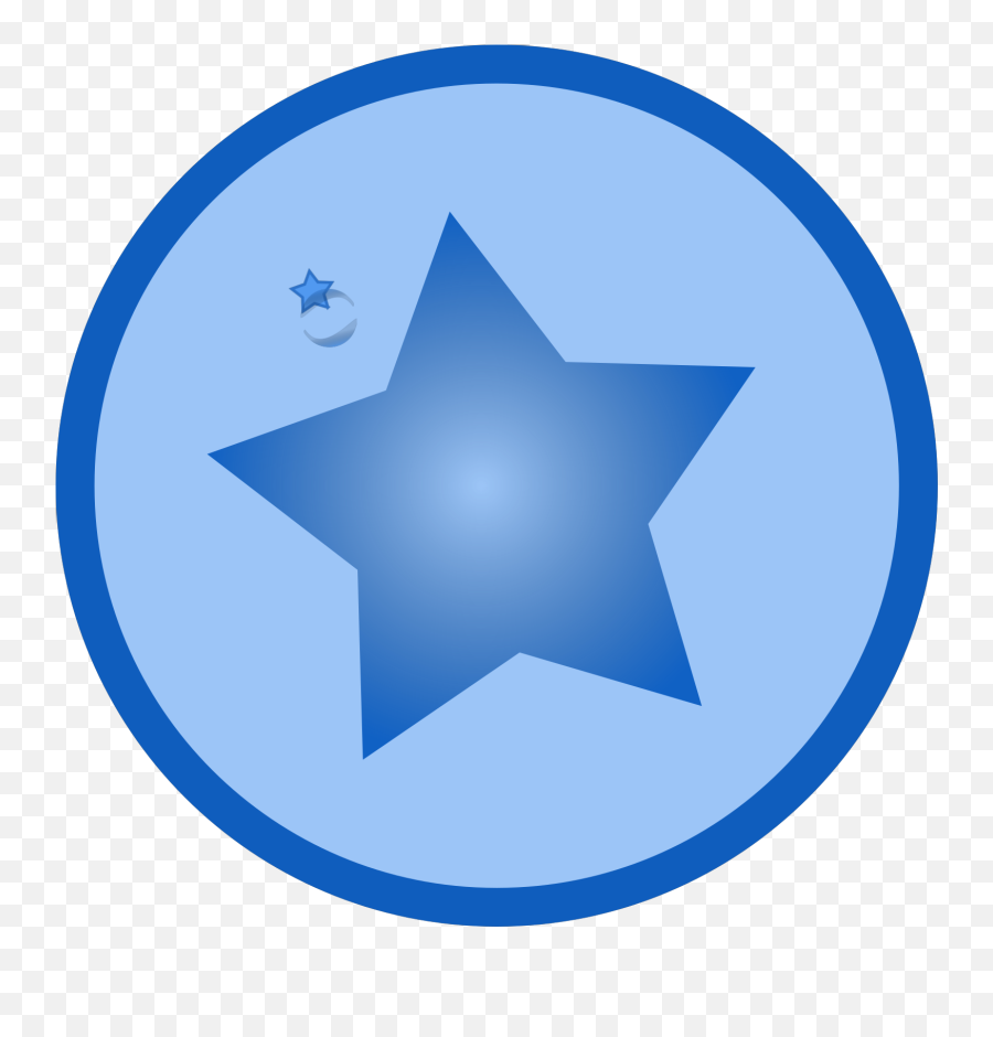North Star Solid Blue Png Svg Clip Art - Language Emoji,North Star Clipart