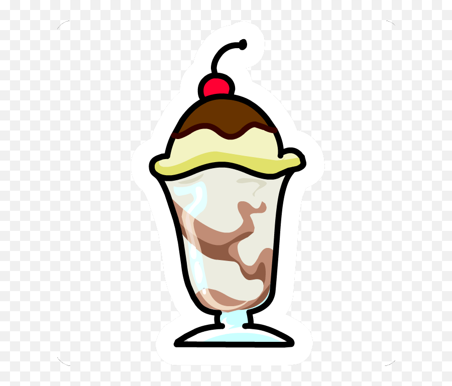 Cartoon Ice Cream Sundae - Hot Fudge Sunday Clip Art Ice Cream Sundae Cartoon Transparent Emoji,Icecream Sundae Clipart