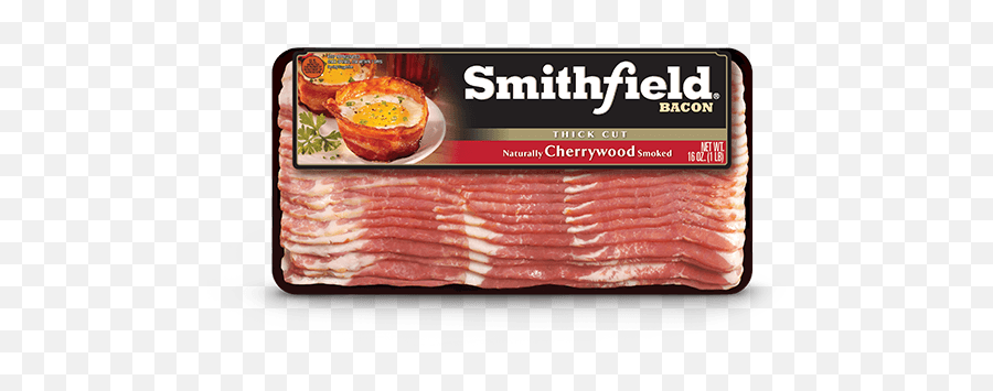 Products - Smithfield Hickory Smoked Bacon Emoji,Bacon Transparent