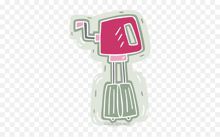 Hand Mixer Or Blender Royalty Free Vector Clip Art - Sketch Emoji,Mixer Clipart