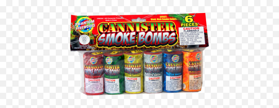 Cannister Smoke Bombs 6 Piece Bag Emoji,Smoke Bomb Png