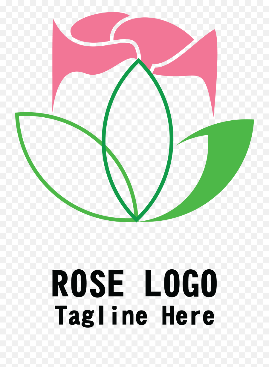 Rose Company Logo Vector - Language Emoji,Rose Logo