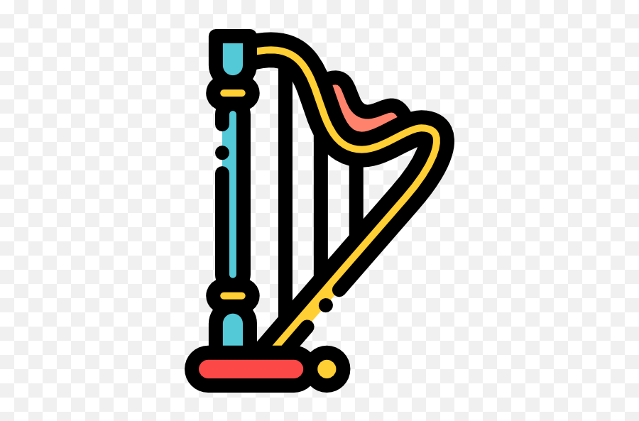 Harp - Free Music Icons Emoji,Harp Clipart