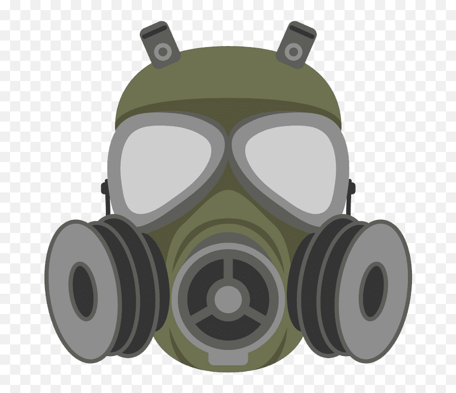 Free Gas Mask Clipart Transparent - Clipart World Emoji,Theater Mask Clipart