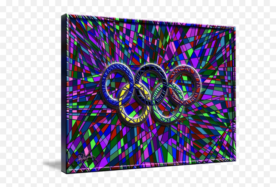 Olympic Rings By Douglas Christian Larsen Emoji,Olympic Rings Png