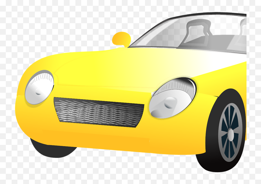 Yellow Convertible Sports Car Svg Clip Art Emoji,Sport Car Clipart
