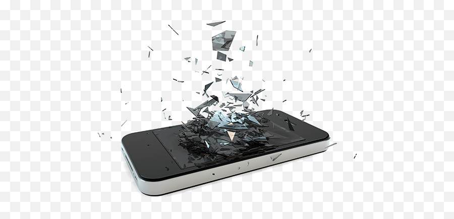 Broken Cell Phone - Transparent Broken Phone Png Emoji,Cell Phone Png