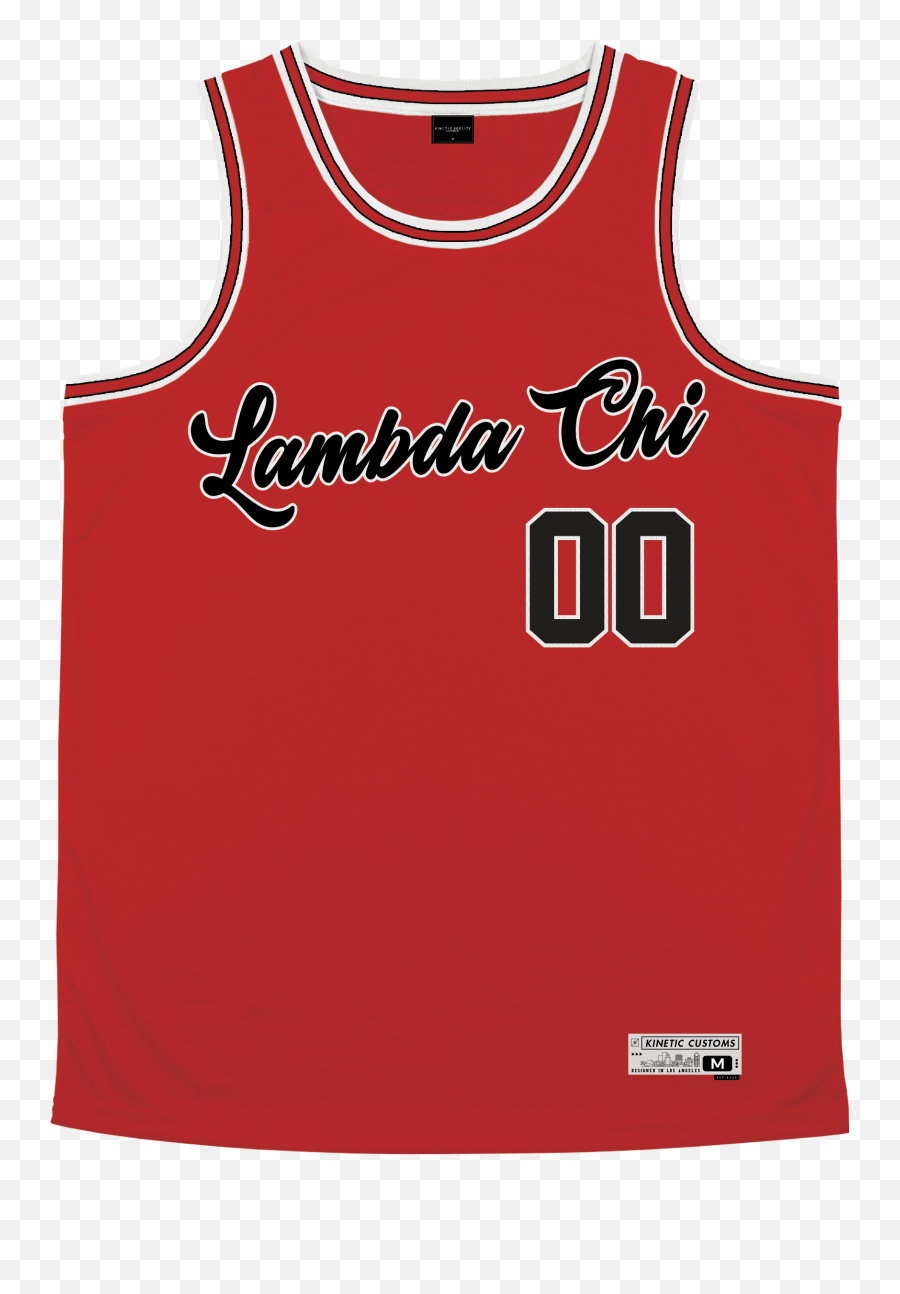 Lambda Chi Alpha - Big Red Basketball Jersey U2013 Kinetic Emoji,Lambda Chi Alpha Logo