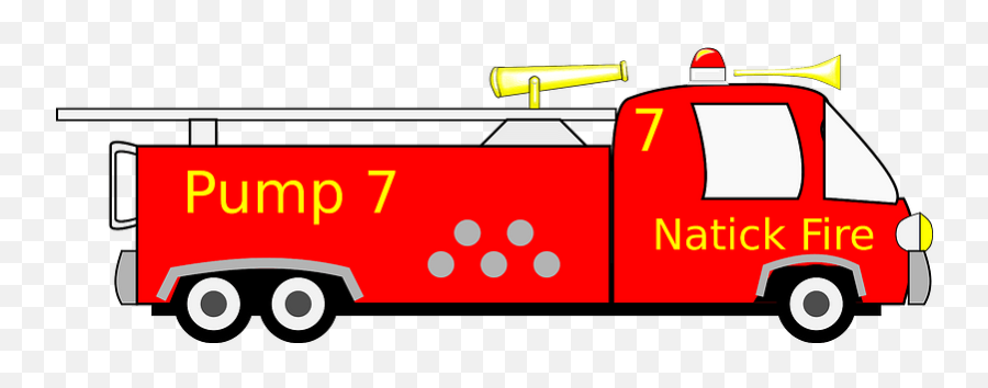 Fire Truck Clipart - Commercial Vehicle Emoji,Firetruck Clipart