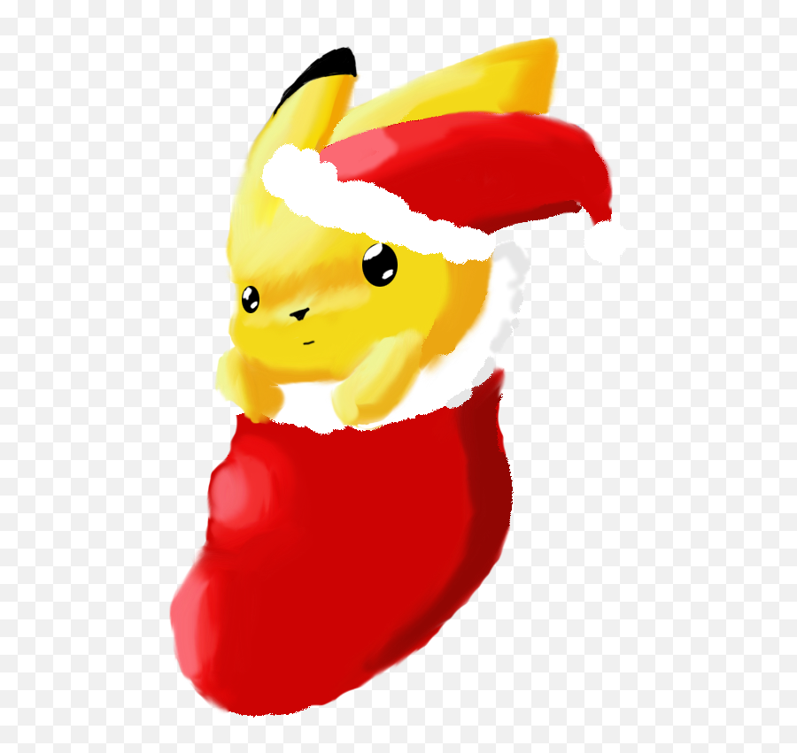 Download Christmas Pikachu By Ina - Cute Kawaii Cute Christmas Pikachu Emoji,Pikachu Transparent