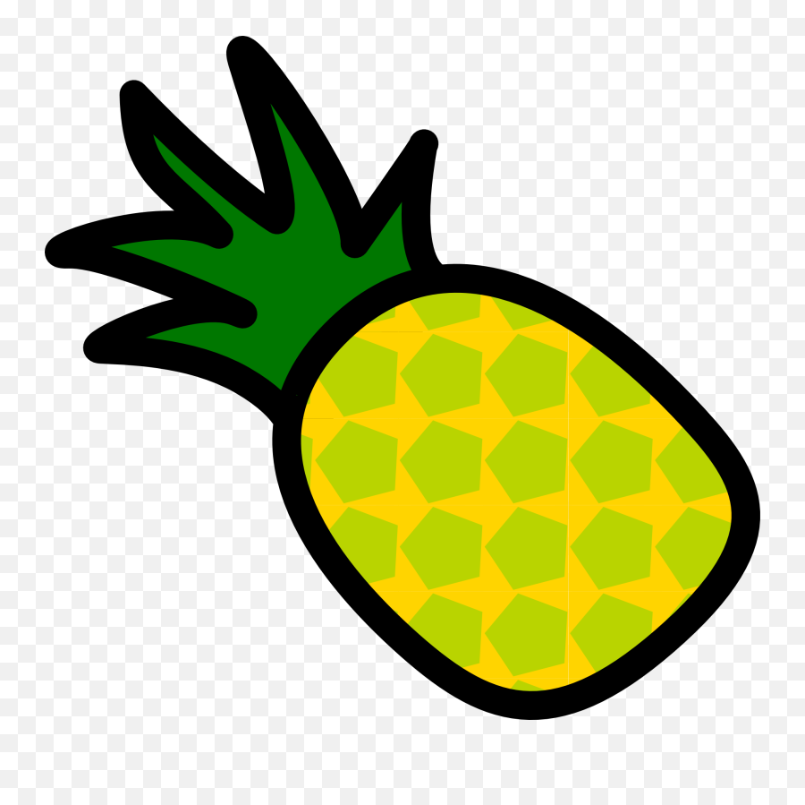 Free Clip Art - Pineapple Free To Use Emoji,Pineapple Clipart