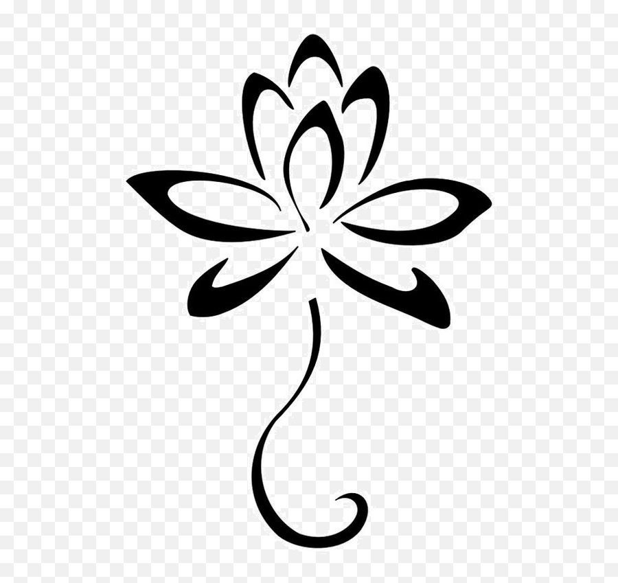 Lily Clipart Lotus Flower Picture 1551816 Lily Clipart - Flower Symbol Tattoo Emoji,Lotus Flower Clipart