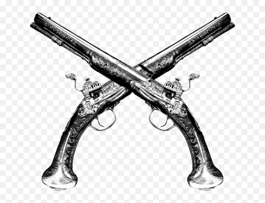 Vintage Guns Png Transparent Cartoon - Vintage Gun Png Emoji,Guns Png