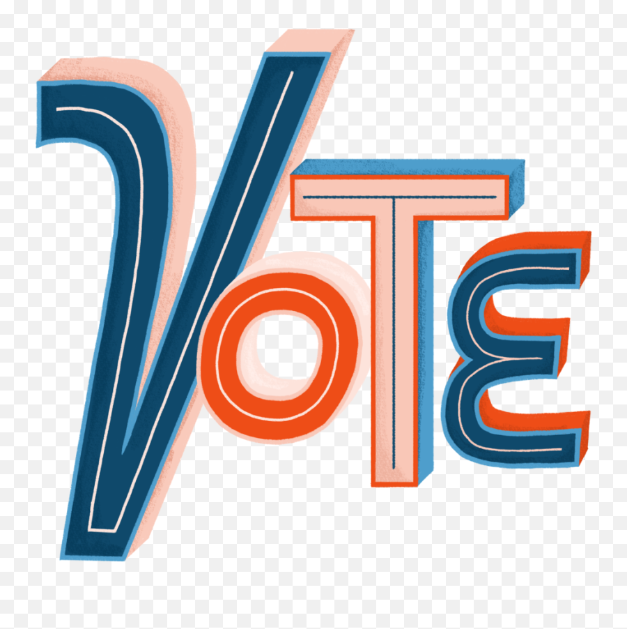 Mary Kate Mcdevitt Lettering And - Dot Emoji,Vote Png