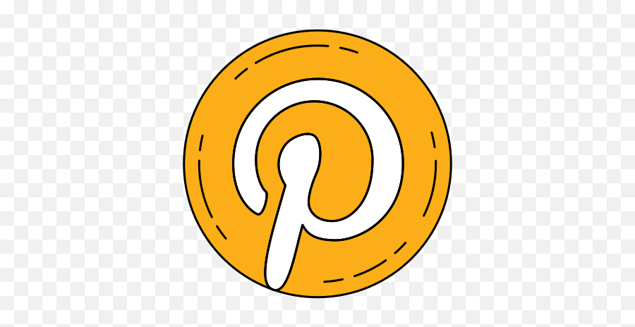 Logo Orange Pinterest Free Icon Of - Fraternal Order Of Police Emoji,Pinterest Logo