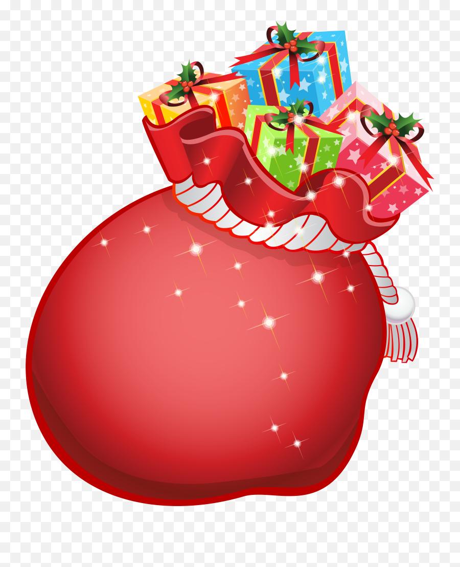Santa Gift Bag Png Free U0026 Free Santa Gift Bagpng Emoji,Shopping Bags Clipart
