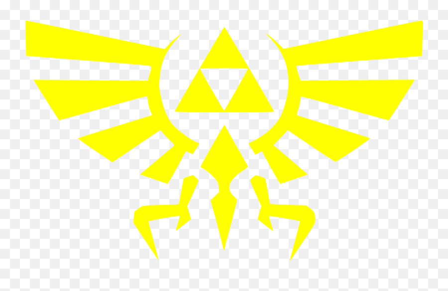 Clip Art Of Legend Of Zelda Symbol Free - Legend Of Zelda Symbol Emoji,Zelda Logo