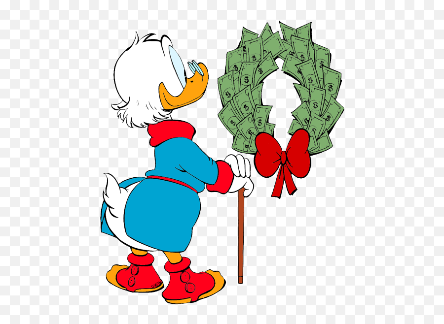 Disney Scrooge Christmas Clipart - Fictional Character Emoji,Disney Christmas Clipart