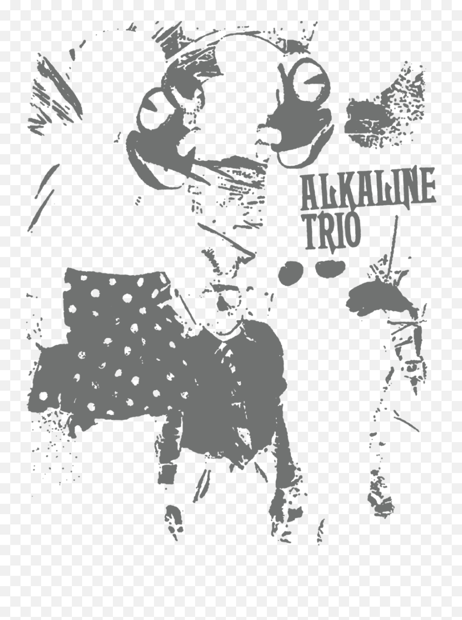 Alkaline Trio Merch T Shirt Classic T - Shirt Size Black Dot Emoji,Alkaline Trio Logo