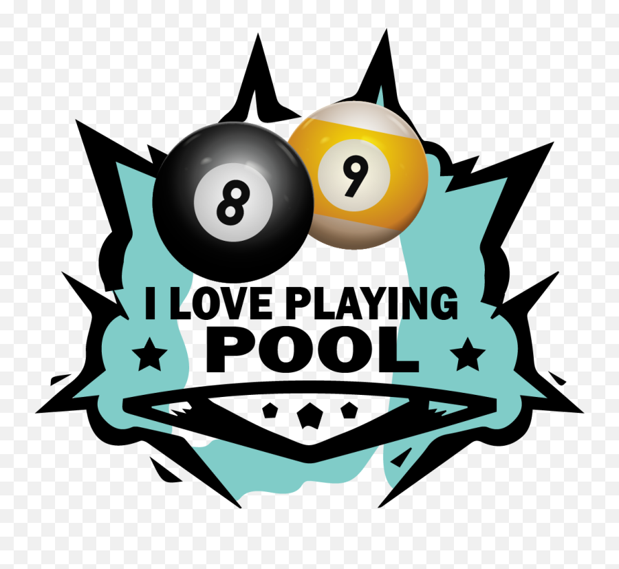 I Love Playing Pool - Pool Clipart Full Size Clipart Love Playing Pool Emoji,Pool Clipart