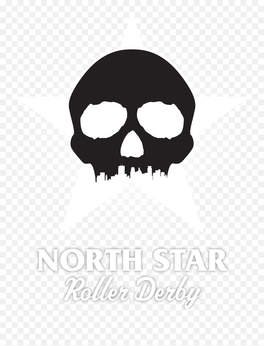 North Star Roller Derby - Scary Emoji,Minnesota North Stars Logo