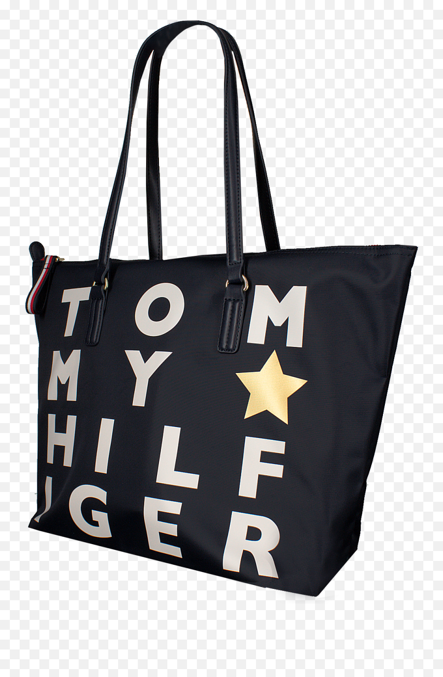 Blue Tommy Hilfiger Shopper Poppy Tote Logo - Omodacom Emoji,Tommy Logo