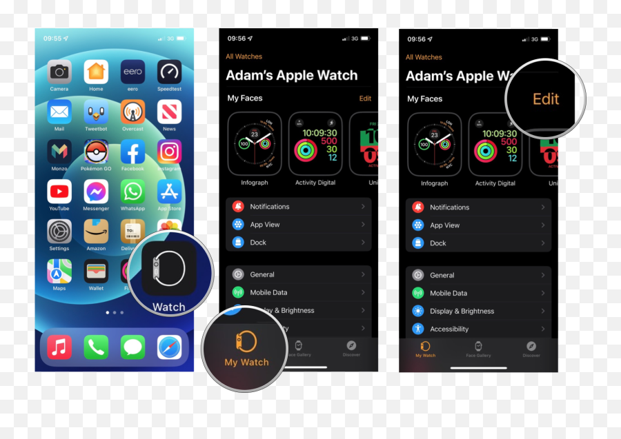 How To Change Your Apple Watch Face Imore Emoji,Watch Face Png