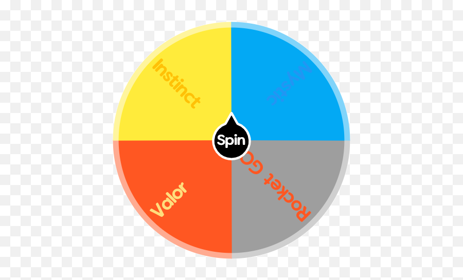 Poké - Team Spin The Wheel App Emoji,Team Instinct Transparent